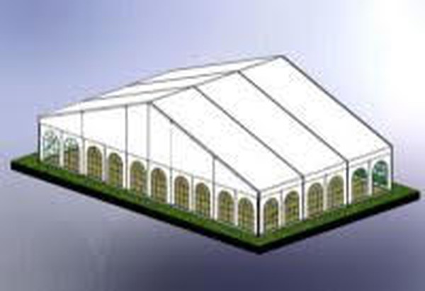 15m Custom Covers marquee for sale