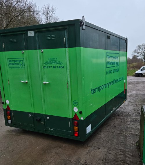 Secondhand Used AJC 12ft Towable Welfare Unit For Sale Secondhand Used AJC 12ft Towable Welfare Unit For Sale