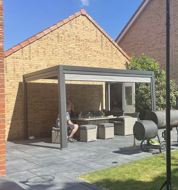 Grey Galaxy Aluminium Gazebo