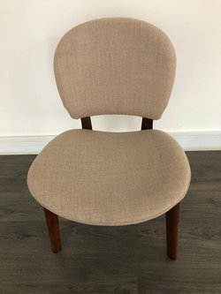 New Fantastic Heavy Duty Beige Dining Chairs Special Purchase