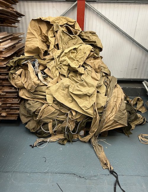 2x Tentipi Damaged Canvas's For Sale 2x Tentipi Damaged Canvas's For Sale