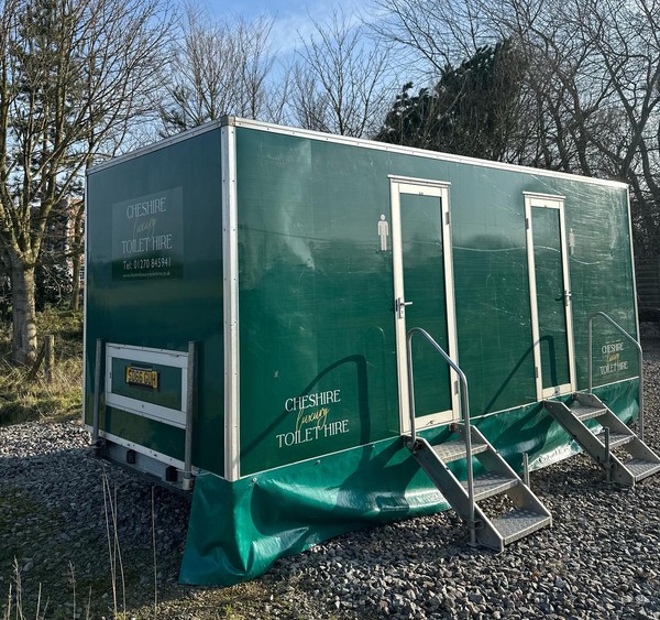 Used 3+1 Green Toilet Trailer For Sale