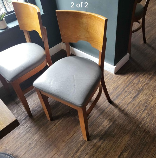 40x Chairs With 16x Tables For Sale