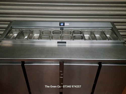 Secondhand Pizza Prep Fridge Station Saladette For Sale Secondhand Pizza Prep Fridge Station Saladette For Sale
