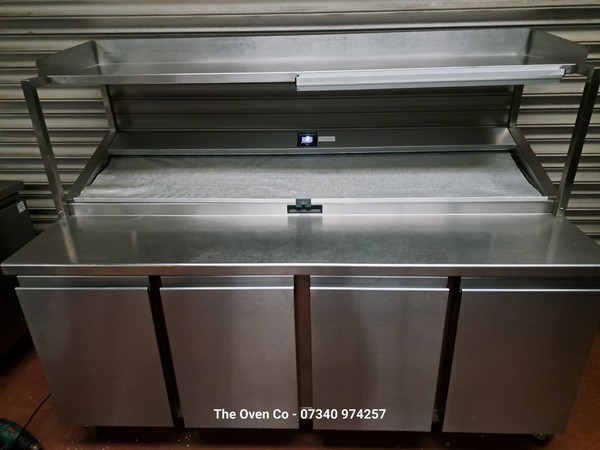 Secondhand Pizza Prep Fridge Station Saladette For Sale