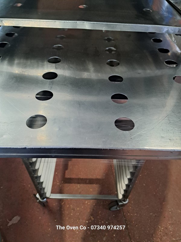 Secondhand Catering or Bakery Trolley Stainless Steel For Sale