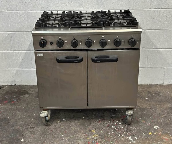 Lincat 6 Burner Oven Range For Sale