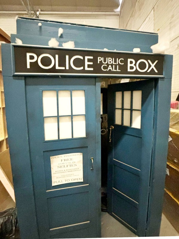 Police phone box prop for sale