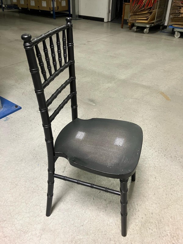 Secondhand Black Chivari Chairs For Sale