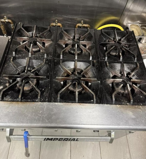 Imperial 6 burner cooker