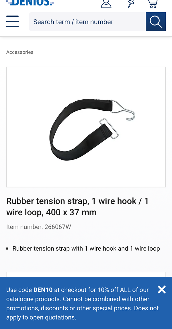 Buy Rubber Tension Roll Cage Straps For Sale