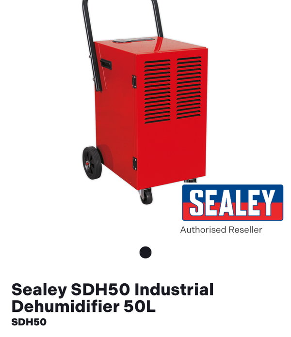 Secondhand Sealey 50ltr Dehumidifier For Sale