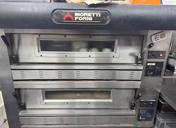 Moretti Forni Gas Double Decker Pizza Oven