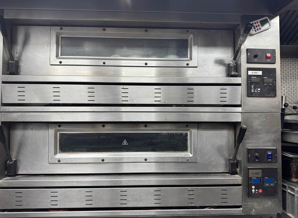 Gas Double Pizza Oven For Sale