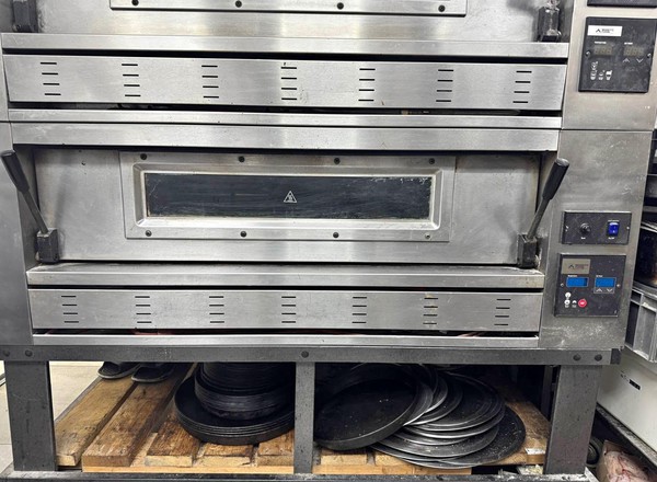 Secondhand Gas Double Decker Pizza Oven For Sale