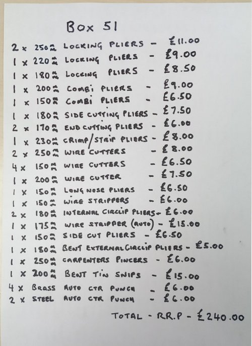 Car boot tools for sale Car boot tools for sale
