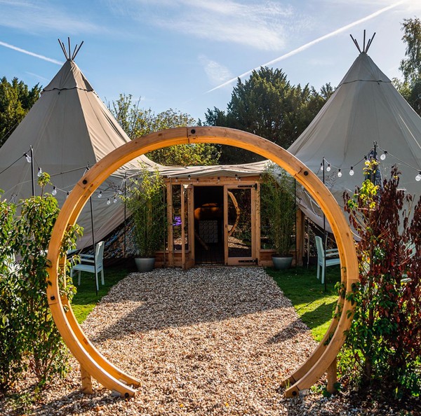 Oasis Tipi Wedding venue