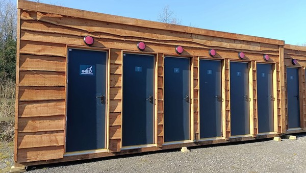 Wooden Clad Toilet Blocks