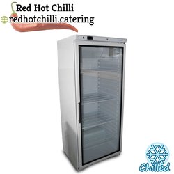 Polar CW305 Upright Display Fridge