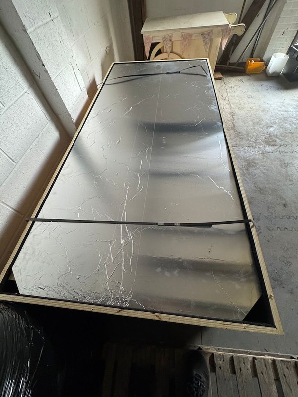 Large Marbled Glass Mirror Table Tops - Milton Keynes, Buckinghamshire 2