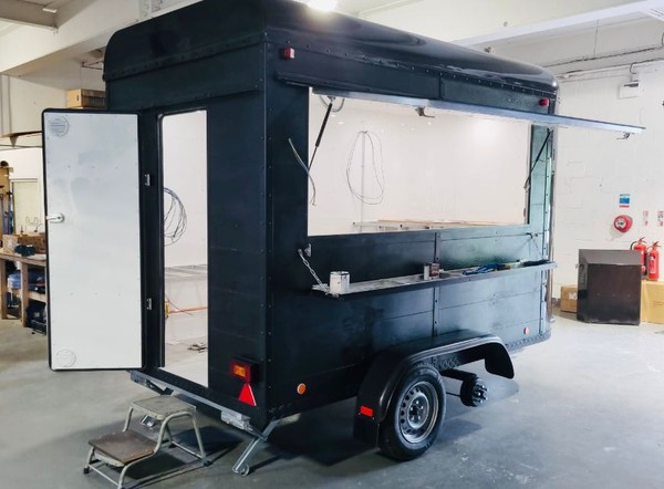 Black Catering Trailer