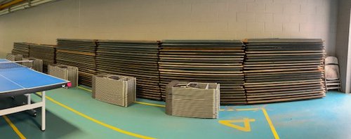 75x 6' Trestle Tables For Sale 75x 6' Trestle Tables For Sale