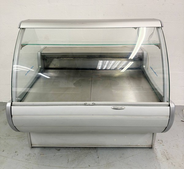 Used curved glass shop fridge