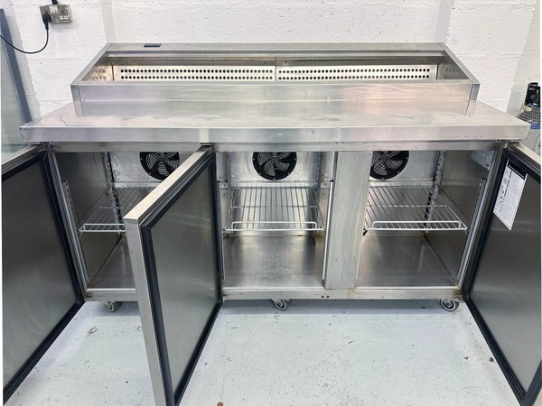 Used Pizza Topping Fridge