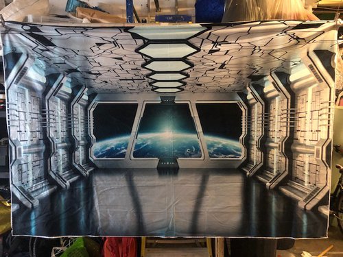 Spacecraft backdrop Spacecraft backdrop