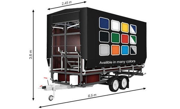 Portable stage hire business for sale
