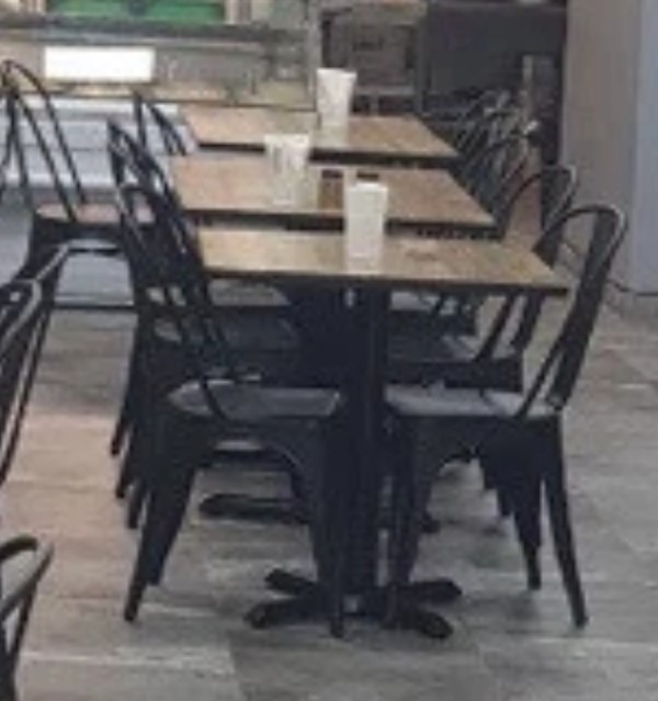 Black Cafe Bistro Chairs