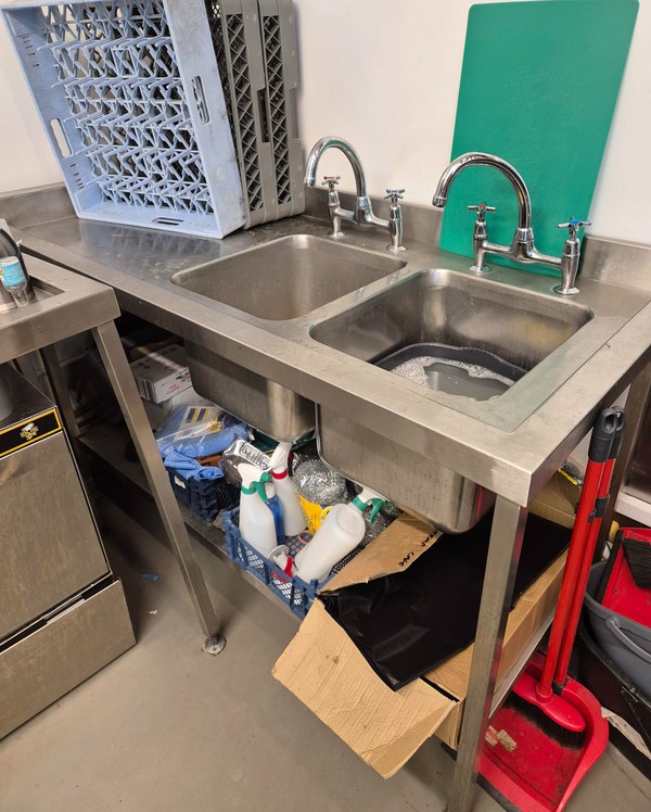 Commercial Double Sink For Sale