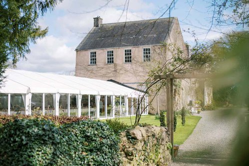 Marquee with PVC Windows 9m x 21m plus a hexagonal end (9m x 4m) Marquee with PVC Windows 9m x 21m plus a hexagonal end (9m x 4m)