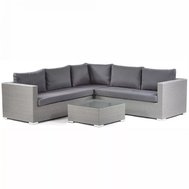 Rattan corner sofa