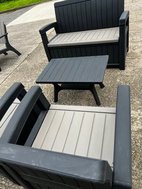 Heavy duty garden lounge set