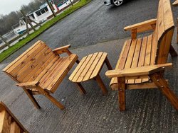 Out side bench set