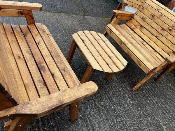 Wooden commercial outdoor furniture