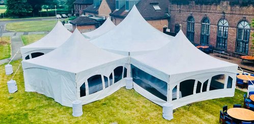 8x Pagoda marquees for sale 8x Pagoda marquees for sale