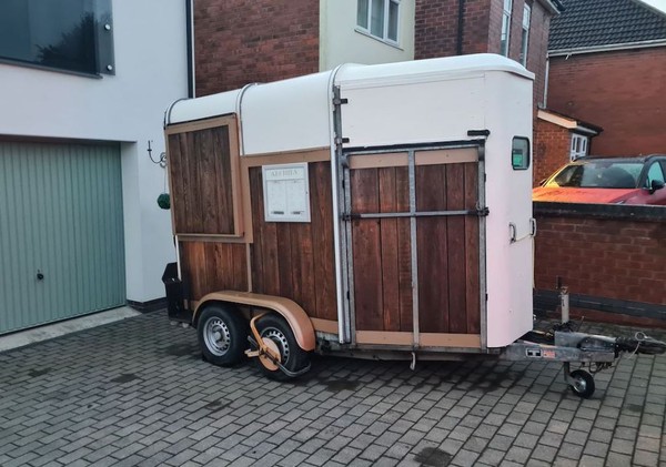Rustic Horse Box Bar