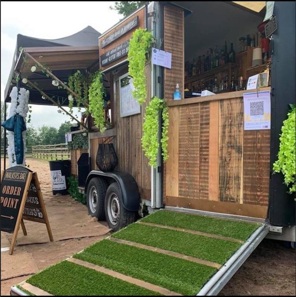 Horse Box Bar for events