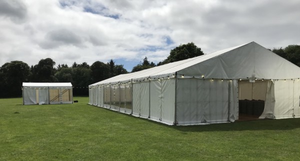 Hocker P9 9m framed marquee