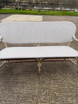 Rattan bench for sale