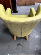 Retro Lime Armchair  for sale