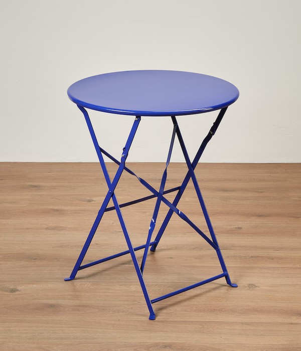 Blue Folding Bistro Tables