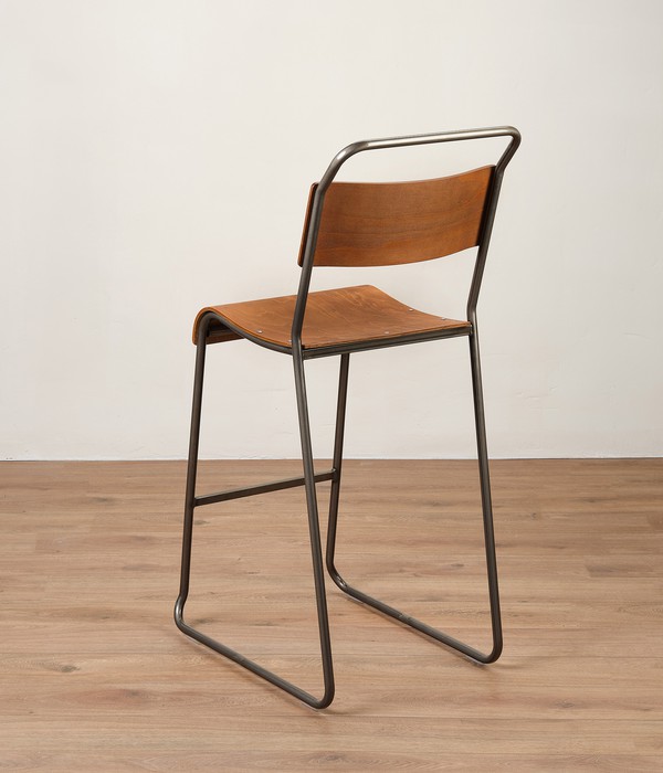 Retro School chair bar stool