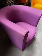 Purple tub chairs for sale
