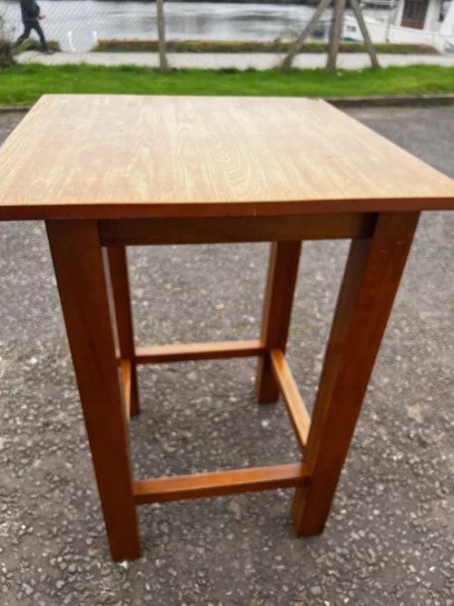 Wooden poseur table for sale Wooden poseur table for sale