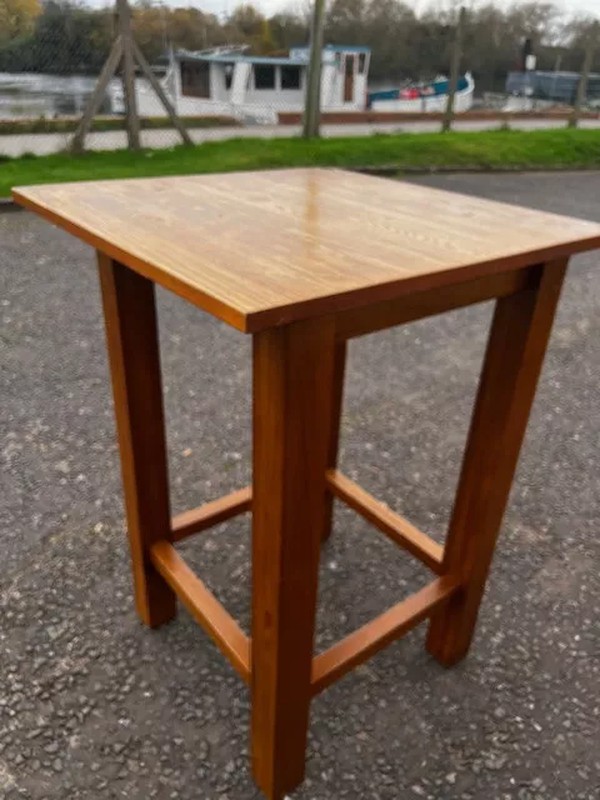 For sale wooden poseur table