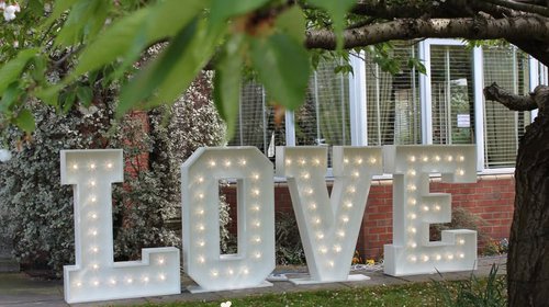 Giant light up LOVE Letters for sale Giant light up LOVE Letters for sale