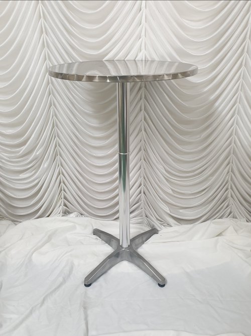 Stainless Poseur Tables for sale Stainless Poseur Tables for sale